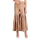 Women's Tussar Silk Flair Bottoms Gold-3XL-Gold -1-sm