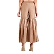 Women's Tussar Silk Flair Bottoms Gold-4XL-Gold -2-sm