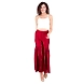 Women's Tussar Silk Flair Bottoms Mehroon-FF-TSB-BOTTOMMehroon-L-sm