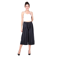 Women's  Striped Culottes Print-3