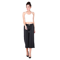 Women's  Striped Culottes Print-1
