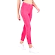 Women's Solid Treggings Red-3XL-Red -2-sm