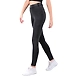 Women's Solid Treggings Black-L-Black-2-sm