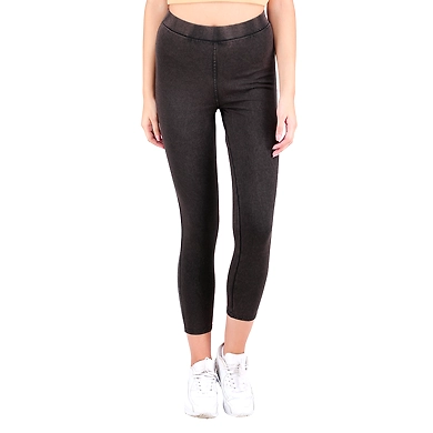 Women's Solid Treggings D.Brown-XL-D.Brown  -1