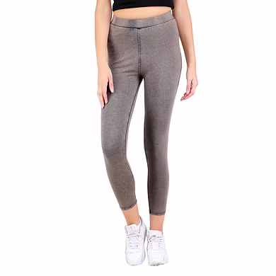 Women's Solid Treggings N.Blue-2XL-N.Blue -1