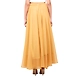 Women's Georgette Long Skirts Gold-3XL-Gold-2-sm