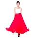Women's Georgette Long Skirts Red-FF-GRGT-SKTRed-M-sm