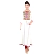 Women's Embroidered Falred Kurti Off-white-FF-K413-Off-white-L-sm