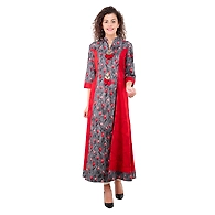 Women's Printed kurti  Rust