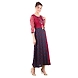Women's Printed Kurtis Mehroon-Mehroon-L-2-sm