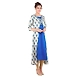 Women's Printed Kurtis Blue-Blue-XL-2-sm