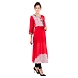 Women's Casual Printed Kurti Red-Red-3XL-2-sm