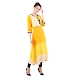 Women's Casual Printed Kurti Yellow-M-Yellow-2-sm