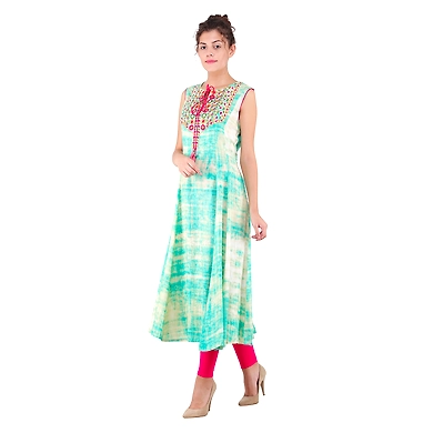 Women's Casual Embroidered Kurti Print-C-3XL-Print-1