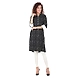 Women's Straight Printed Kurti Black-Black-L-1-sm