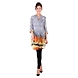 Women's Straight Printed Kurti Grey-FF-K814-Grey-2XL-sm