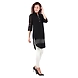 Women's Straight Kurti Black-L-Black -2-sm