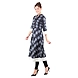 Women's Casual Printed Kurti Black-2XL-Black-1-sm