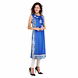 Women's Casual Printed Kurti Blue-Blue-XL-2-sm