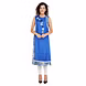 Women's Casual Printed Kurti Blue-FF-K821-Blue-2XL-sm