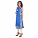 Women's Casual Printed Kurti Blue-Blue-4XL-1-sm