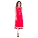 Women's Casual Printed Kurti Red-FF-K821-Red-L-sm