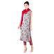 Women's Casual Printed Kurti Set Red-4XL-Red-1-sm
