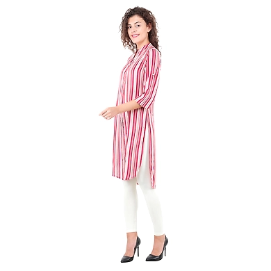 Women's Casual Printed Kurti Print-A-Red-4XL-1