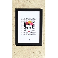 I am my own muse wall art
