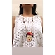 Frida Kahlo face necklace-Multi color-1-sm