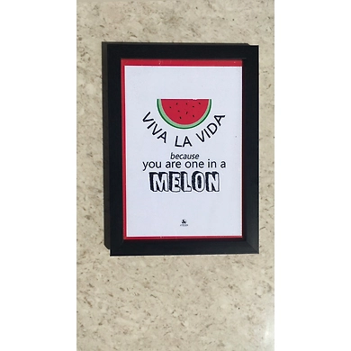 ONE IN A MELON WALL ART-006B