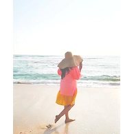 Coral Shirt Dress