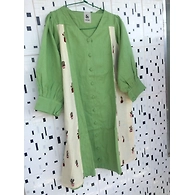 Matcha Cacti shirt dress