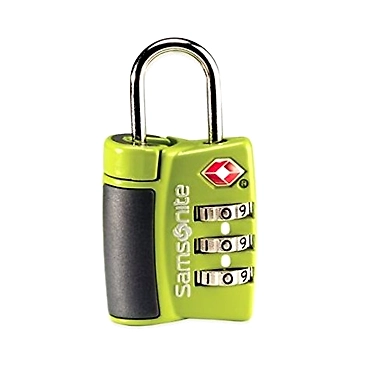 Samsonite Neon Green Luggage Lock-Samsonite_Lock_43666