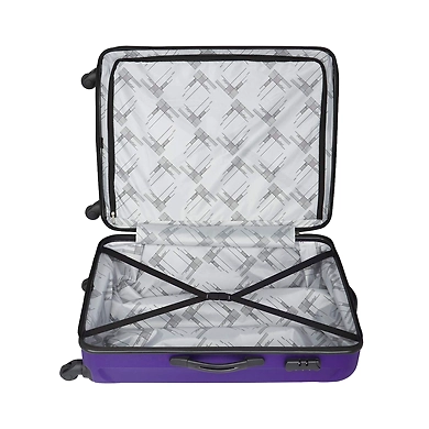 Safari Thorium Sharp Antiscratch 66 Cms Polycarbonate Check-In 4 wheels Hard Suitcase-Purple-2