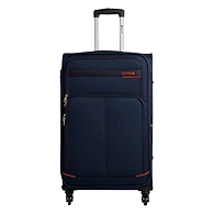 Safari Maasaimara Fabric 75 cms Navy Blue Softsided Carry-On (MAASAIMARA 4 Wheel 75)
