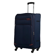 Safari Maasaimara Fabric 75 cms Navy Blue Softsided Carry-On (MAASAIMARA 4 Wheel 75)-Navy Blue