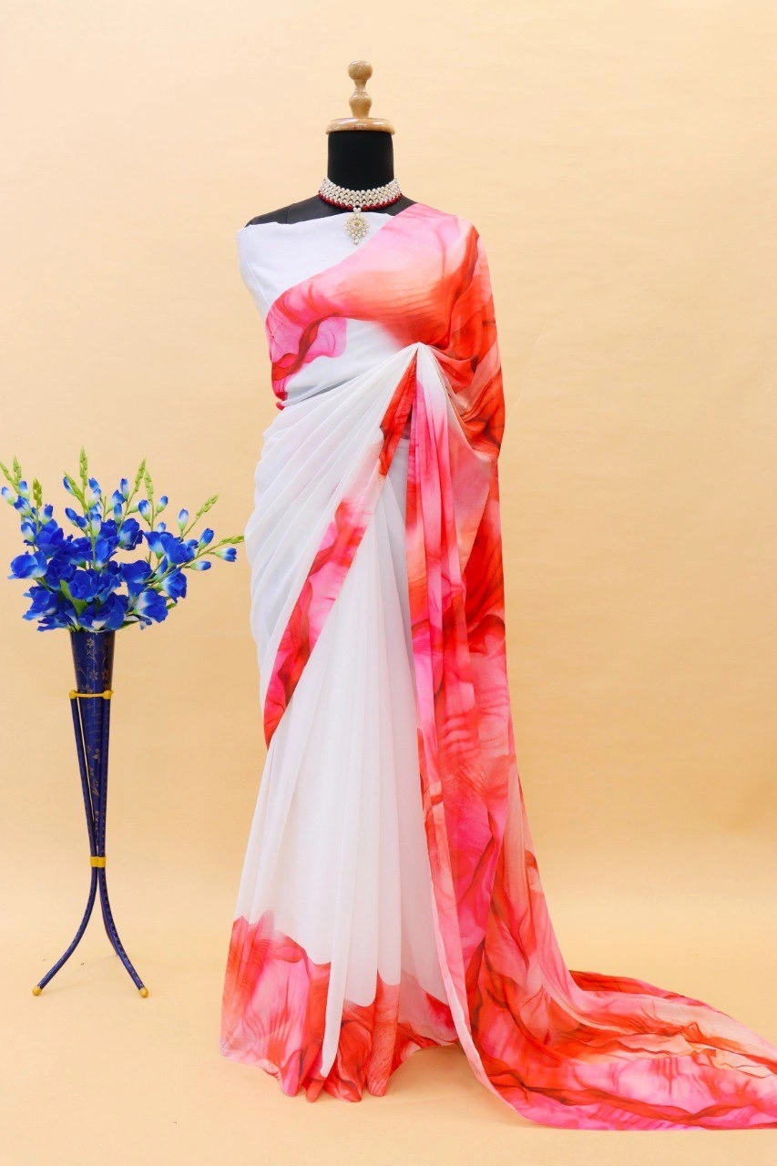 Georgette Saree-4