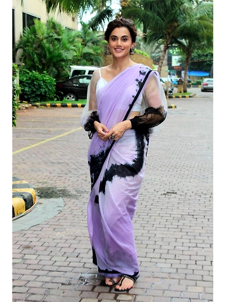 Taapsee Pannu Georgette Saree-SN-351