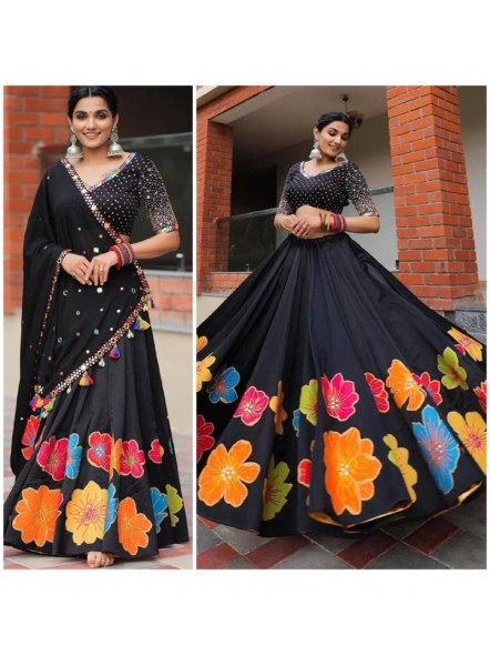 Shop Fine Faux Georgette Embroidered Umbrella Lehenga Party Wear Online at  Best Price