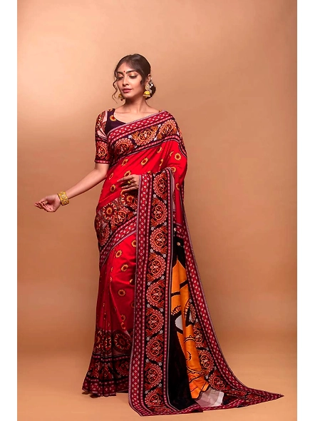 Navratri Saree: Crepe Silk Elegance-NT-534D5