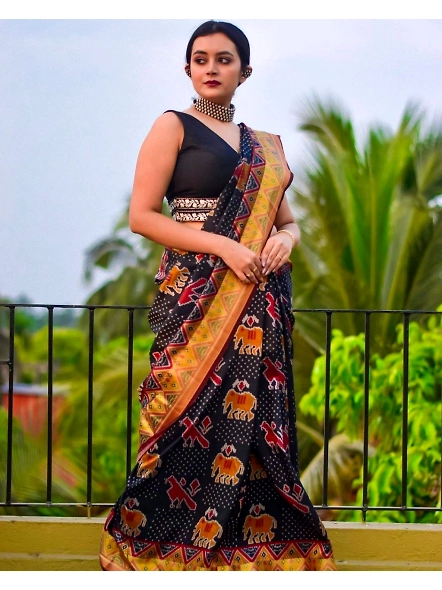 Pure Mulmul Cotton Silk Saree for Elegance and Luxury-2