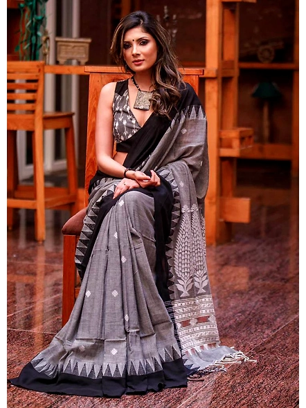 Pure Mulmul Cotton Silk Saree