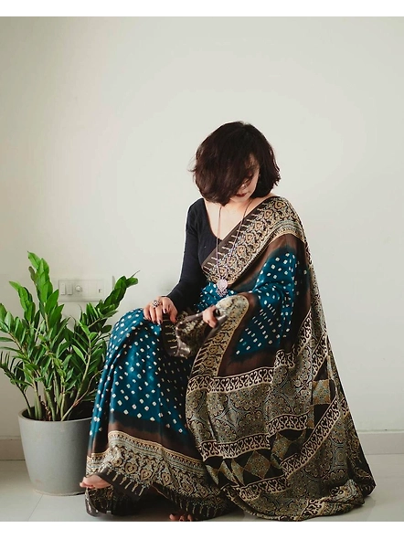 Luxurious Pure Mulmul Cotton Silk Saree for Elegant Occasions-3