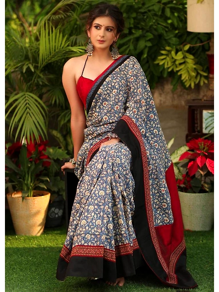Luxurious Pure Mulmul Cotton Silk Saree - Timeless Elegance &amp; Comfort-2