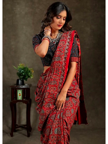 Exquisite Linen Saree: Luxury Blend of Pure Mulmul Cotton Silk