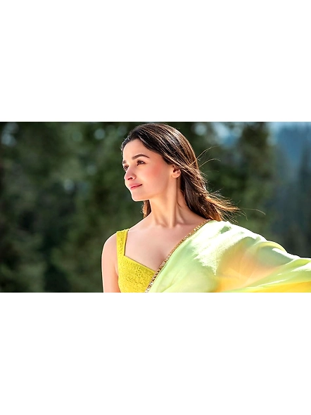 alia bhatt georgette saree