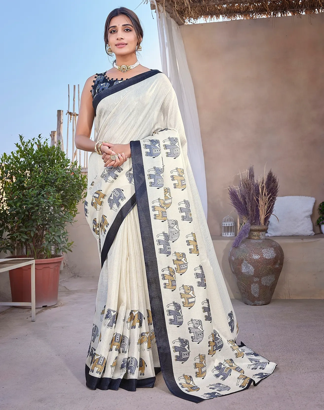 Art Silk Sarees-Sanvi_Black