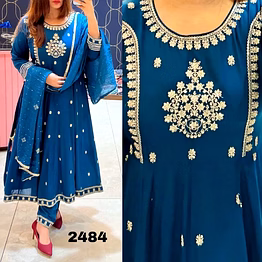 shiv georgette gown for women