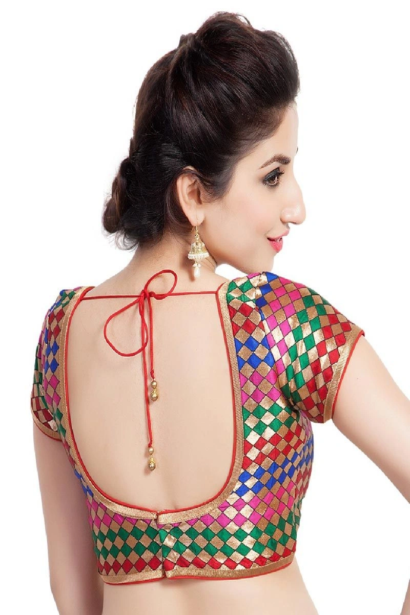 Banarasi Brocade Silk Fabric - Timeless Elegance &amp; Artisanal Mastery-Red-3